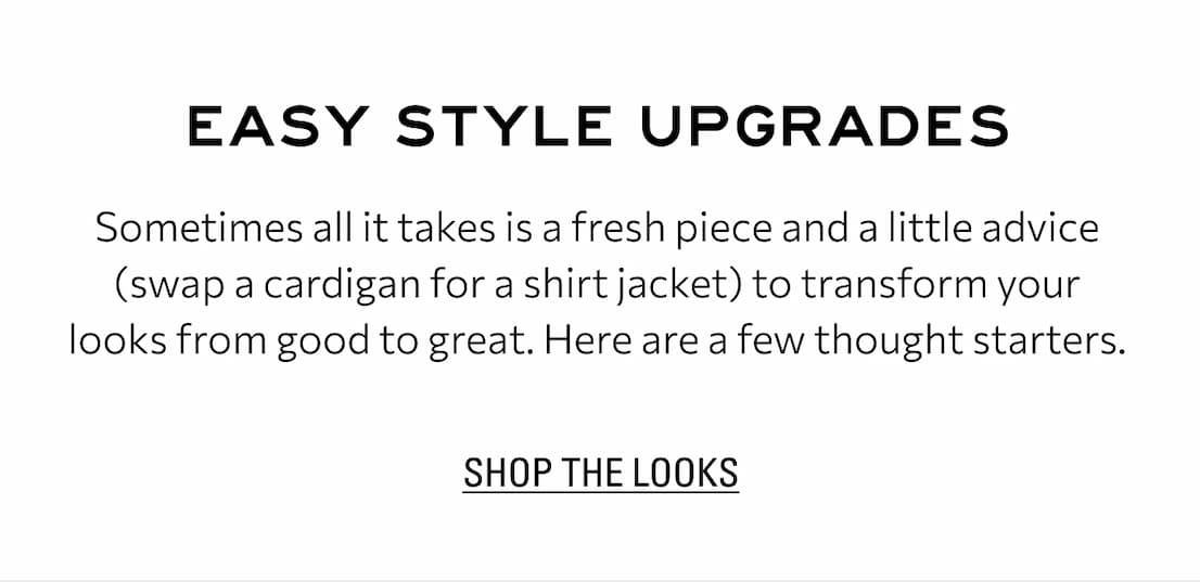 SHOP THE LOOKS