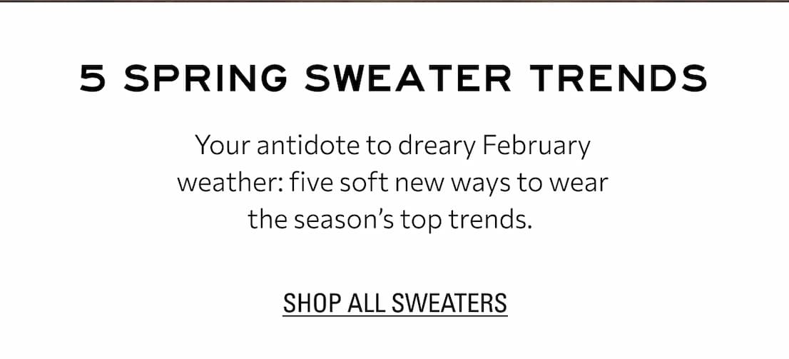 SHOP ALL SWEATERS