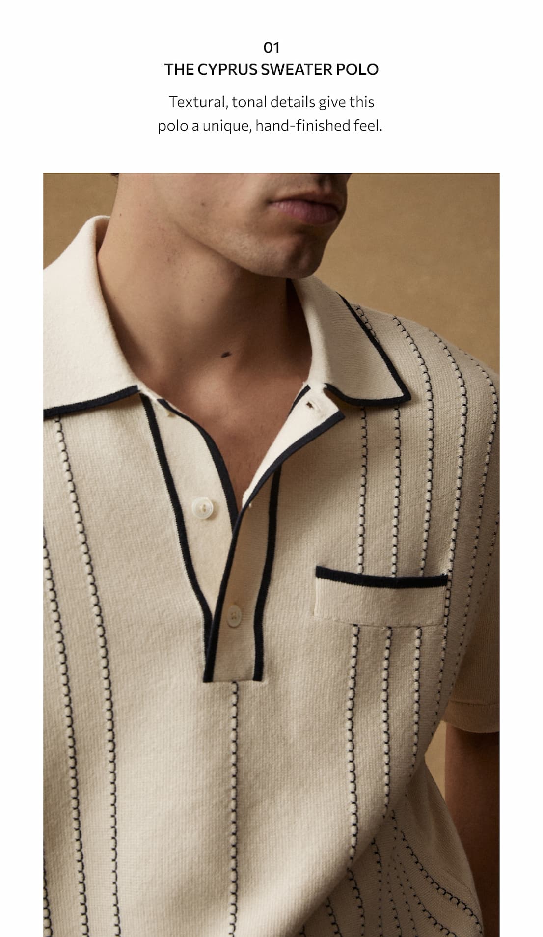 THE CYPRUS SWEATER POLO