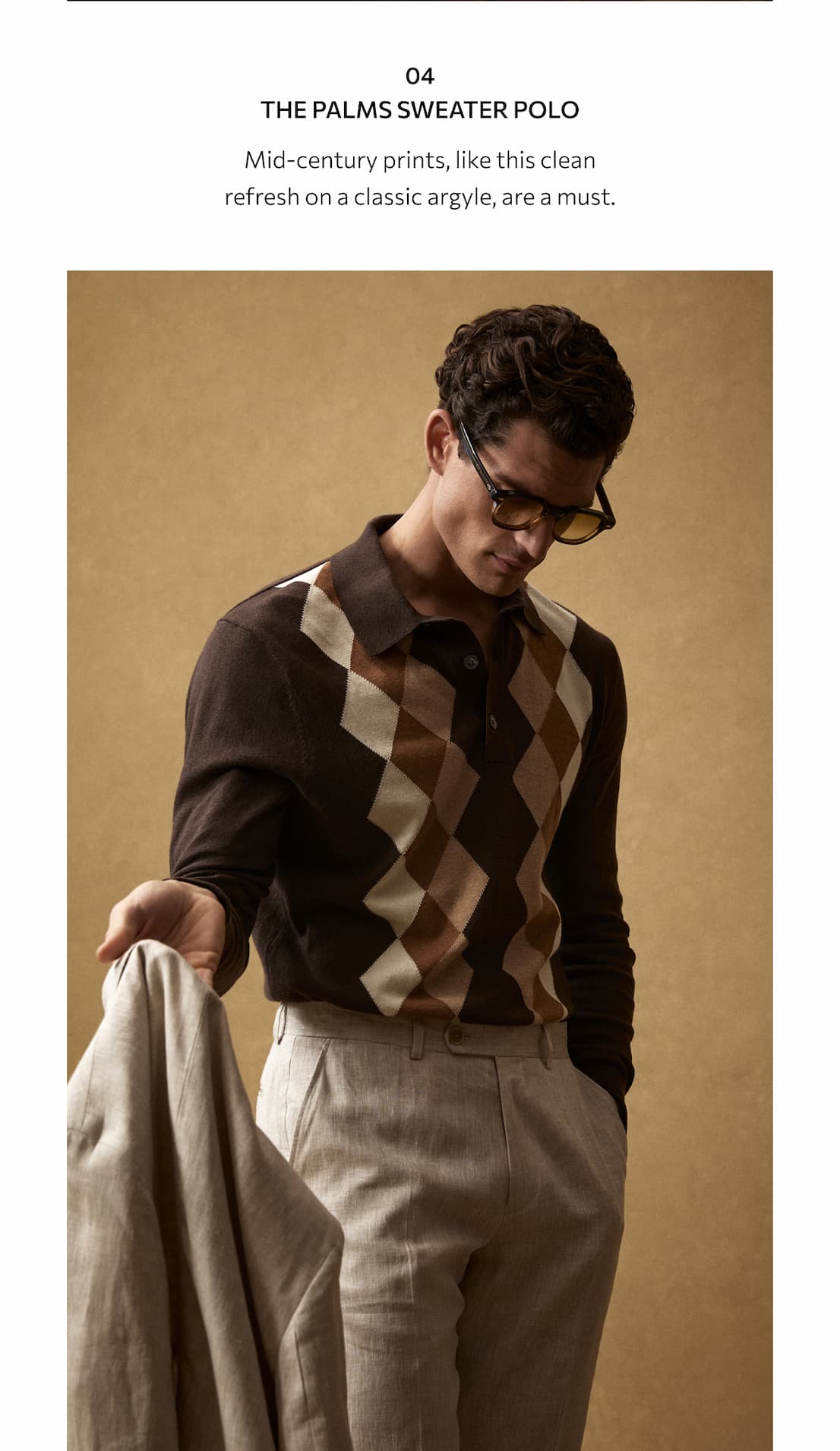 THE PALMS SWEATER POLO