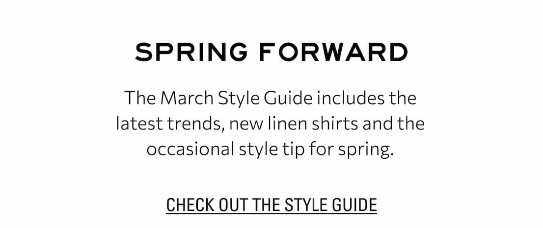 CHECK OUT THE STYLE GUIDE