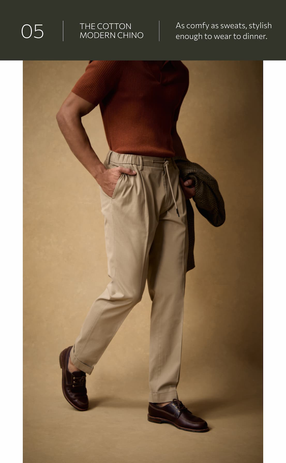 SHOP THE COTTON MODERN CHINO
