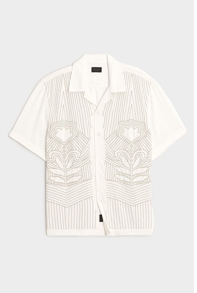 Embroidered Capri Shirt