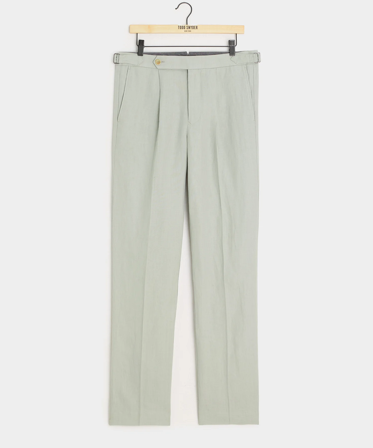 Image of Irish Linen Side Tab Trouser