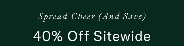40% off sitewide