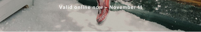 Valid online now - Novembe 11                                                