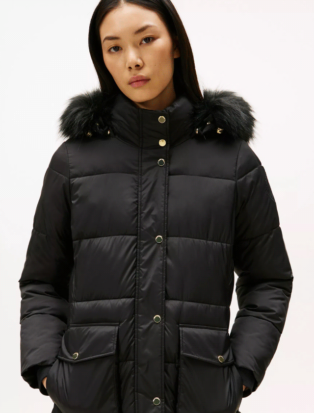 For Her. Hooded Puffer Coat