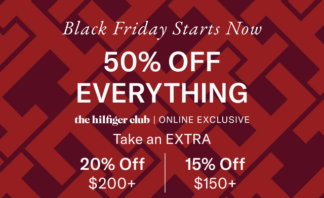 Black Friday Starts Now