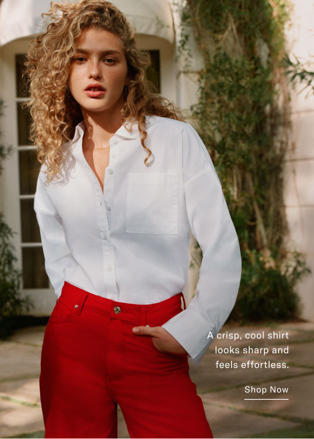 A crisp, cool shirt looks sharp and feels effortless.                                            Shop now 