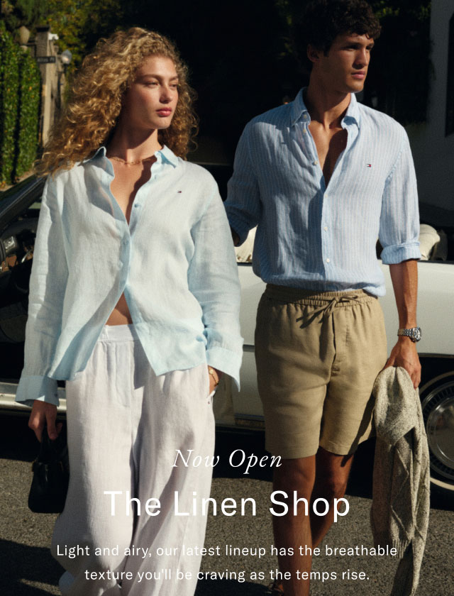 Now Open The Linen Shop Light and airy, our latest lineup has the breathable texture you'll be craving as the temps rise. 