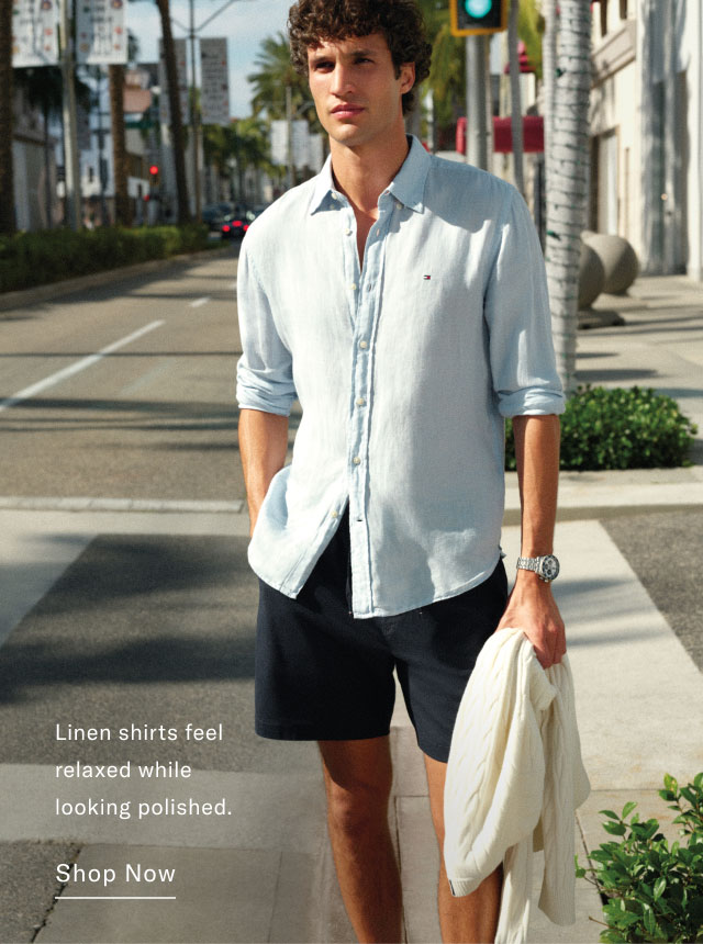 Linen shirts feel relaxed while looking polished. Shop Now