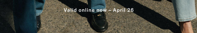Valid online now - April 26