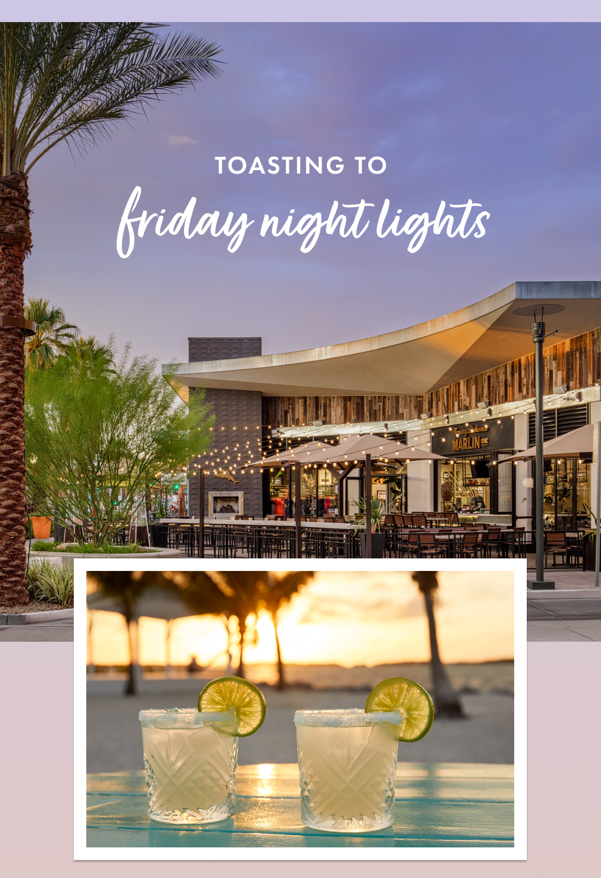 Toasting to Friday Night Lights.