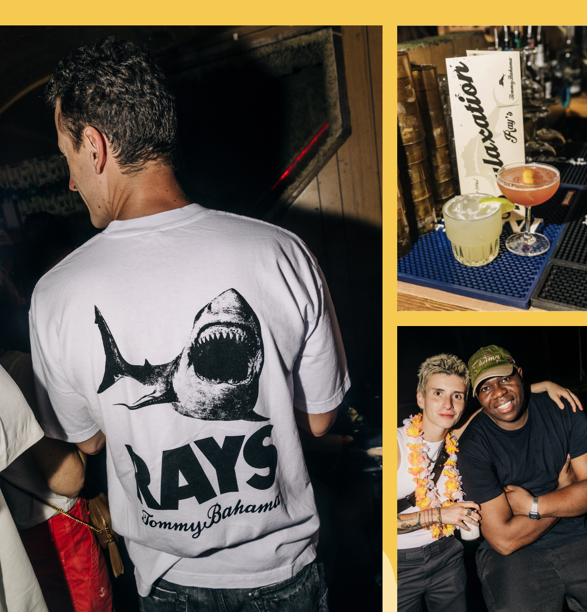 Tommy Bahama x Ray's. Back in August, we teamed up with beloved NYC neighborhood bar Ray's - and self-proclaimed "friendly place to hang your hat" - to celebrate National Relaxation Day. From flash tattoos and custom embroidery, to exclusive merch and signature cocktails, it was a party to remember!
