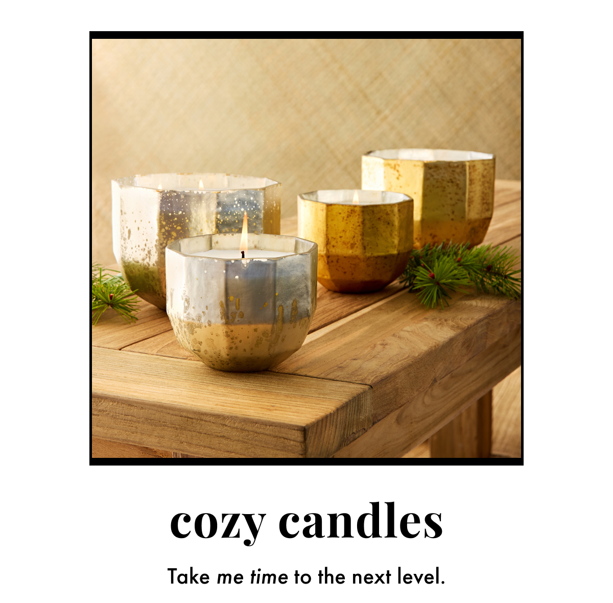 Cozy Candles: take me time to the next level.