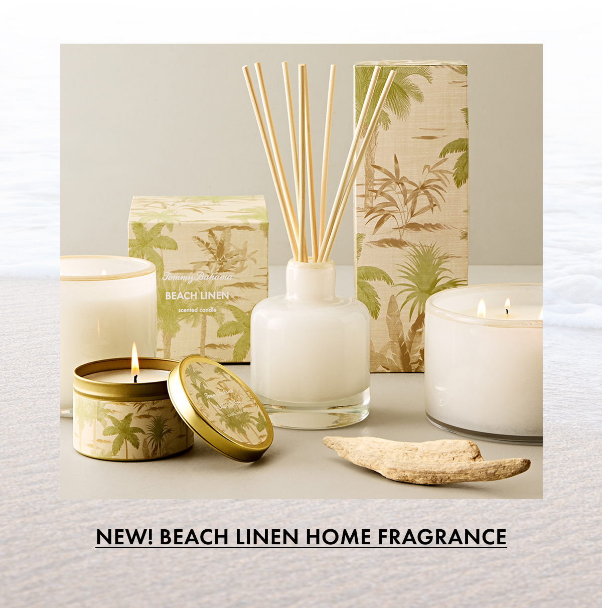 New! Beach Linen Home Fragrance