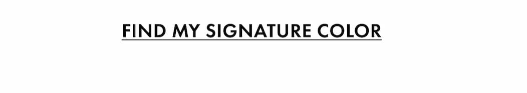 Find My Signature Color