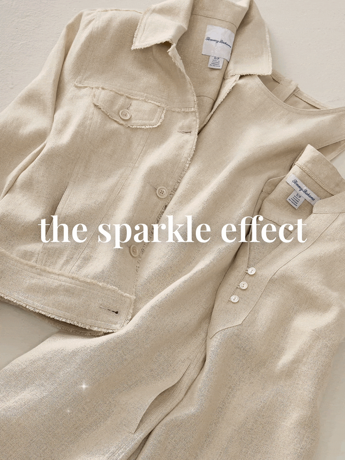 The sparkle effect. 