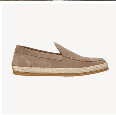 André Assous Angelo Cognac Suede Loafers