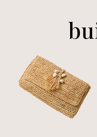 Chastanet Crochet Raffia Clutch