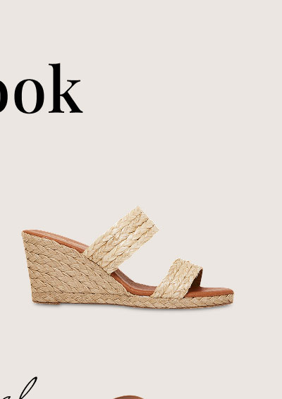 André Assous Nolita Stitched Raffia Wedges