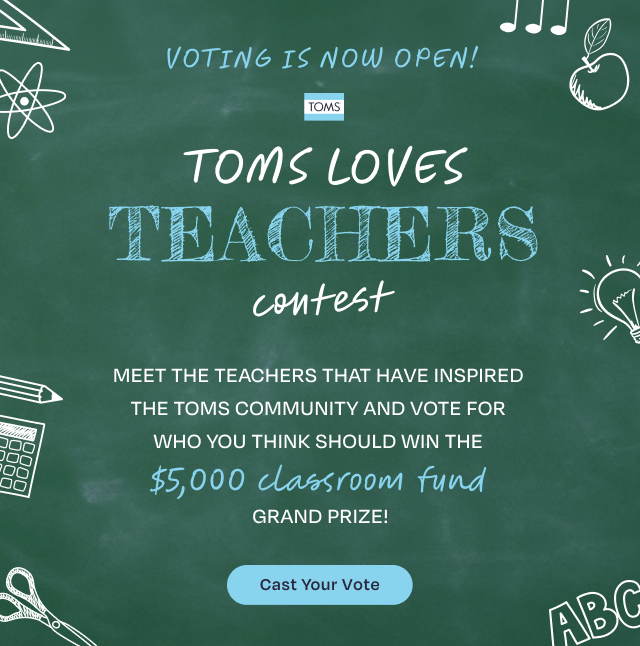 TOMS Loves Teachers - Image