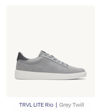TRVL LITE Rio Twill Sneaker - Image