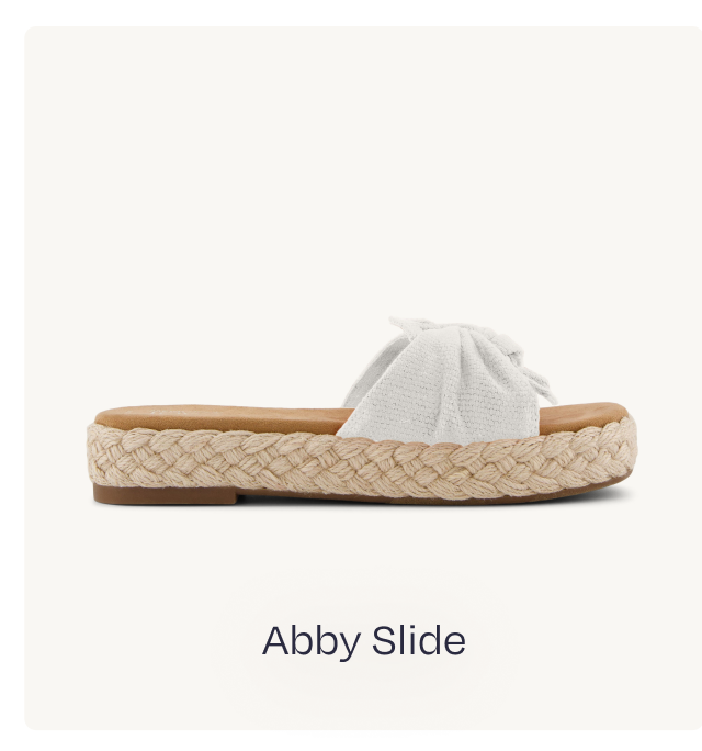 Abby Slide Flatform Espadrille Sandal