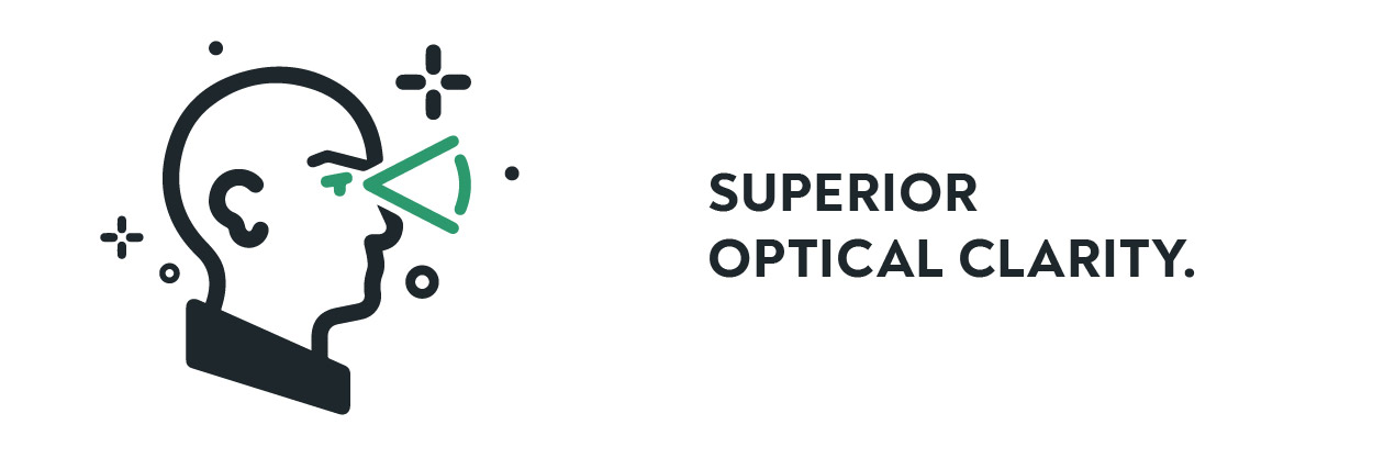 Superior Optical Clarity