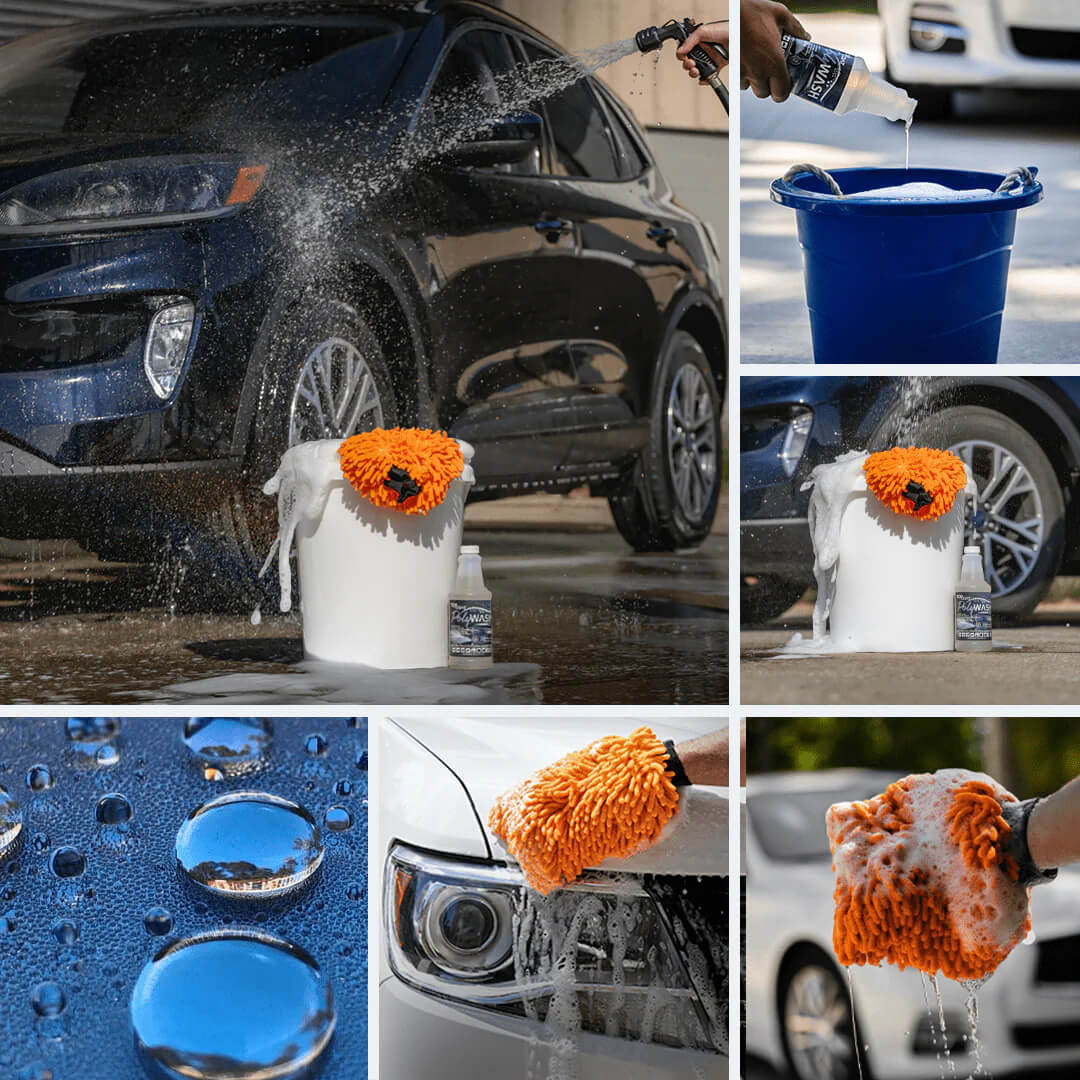 Wash and protect vehicle surfaces with PolyWash