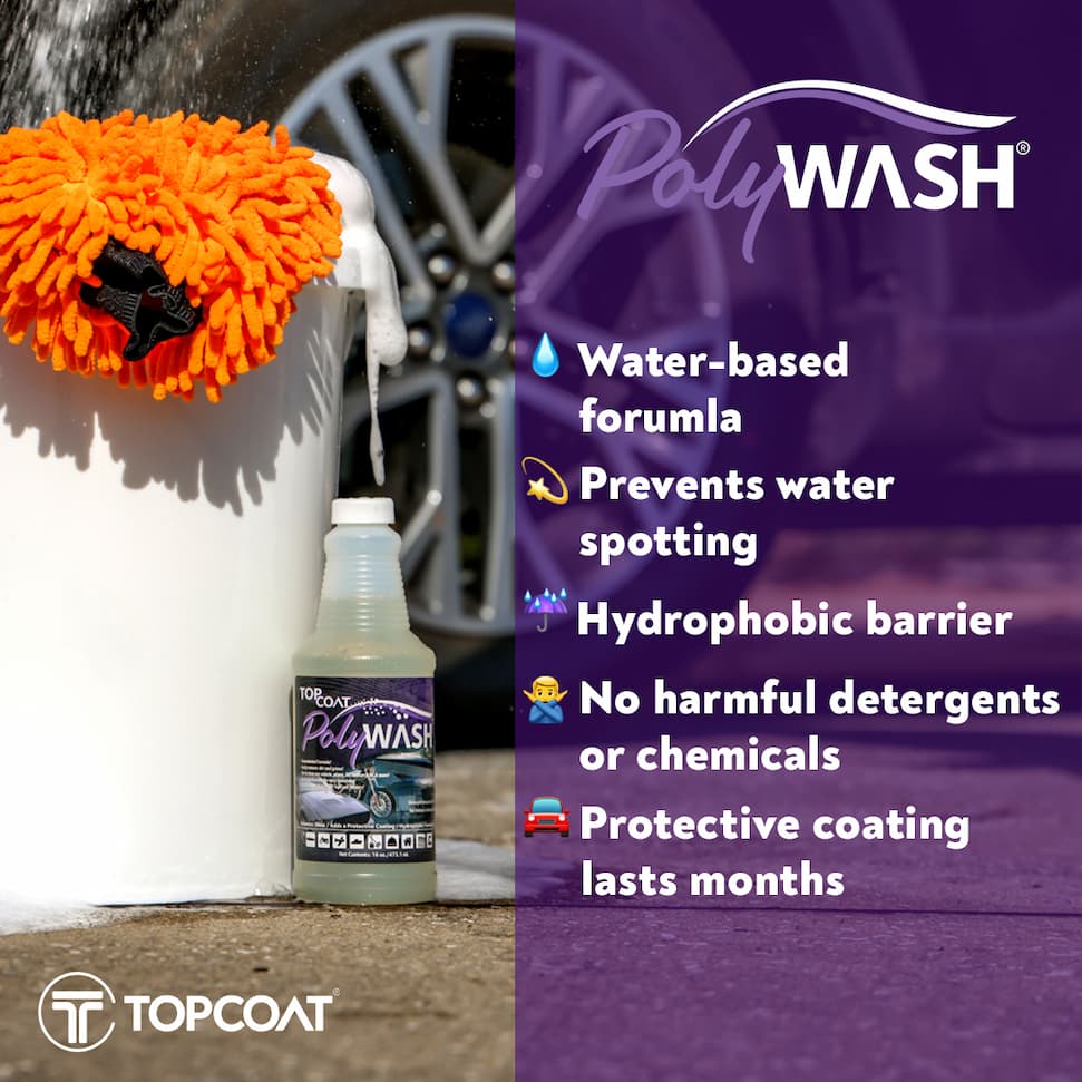 PolyWash is a water based formula
