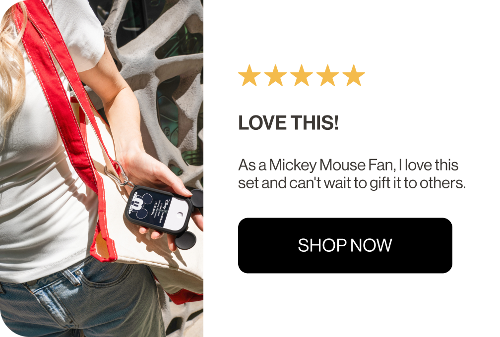 Love this! As a Mickey Mouse Fan, I love this set and can't wait to gift it to others. SHOP NOW