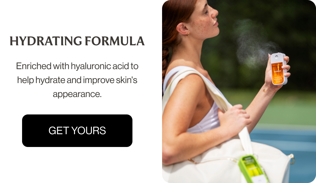 HYDRATING FORMULA Enriched with Hyaluronic Acid to help hydrate and improve skin's appearance.