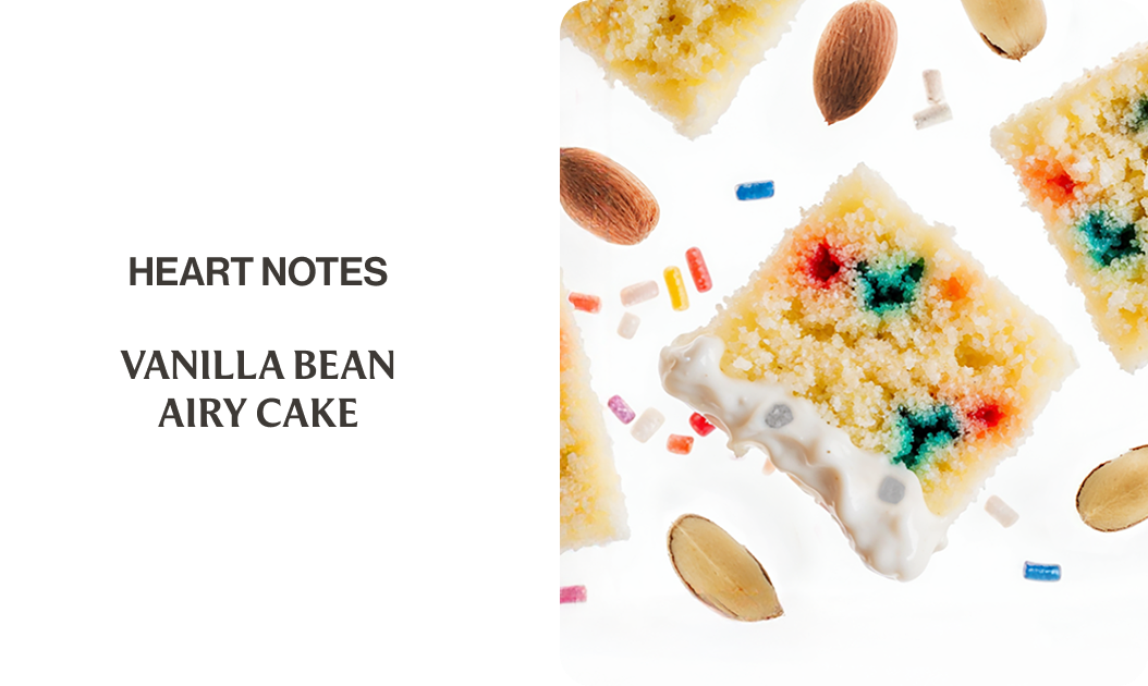 HEART NOTES Vanilla Bean Airy Cake