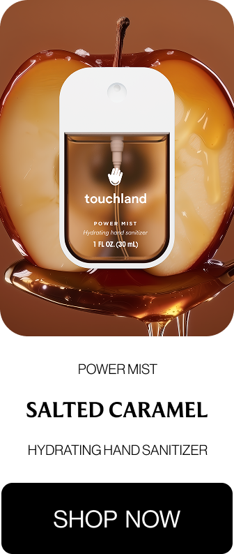 POWER MIST | SALTED CARAMEL - Hydrating Hand sanitizer Shop now