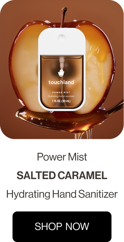 Power Mist | SALTED CARAMEL | Hydrating Hand Sanitizer | Shop Now