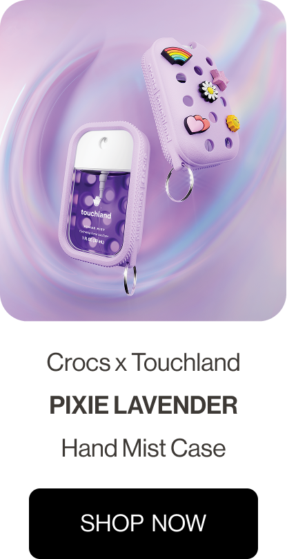 Crocs x Touchland  | PIXIE LAVENDER | Hand Mist Case | SHOP NOW