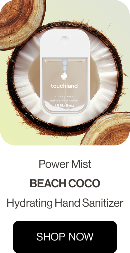 Power Mist | BEACH COCO | Hydrating Hand Sanitizer | Shop Now