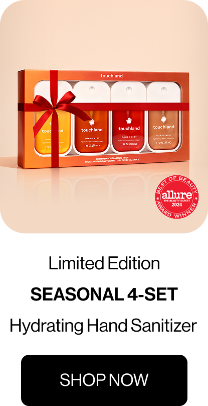 Limited Edition Seasonal 4-Set Hydrating Hand Sanitizer Shop Now