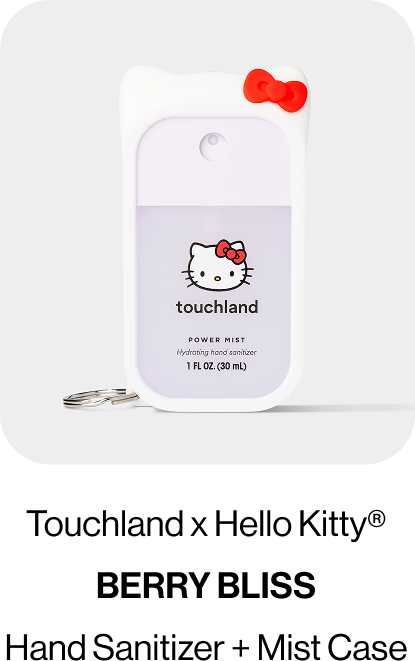 Touchland x Hello Kitty® Berry bliss Hand Sanitizer + Mist Case Shop now