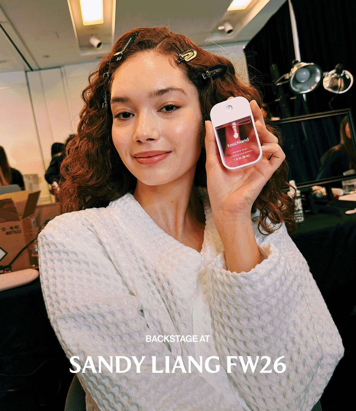 BACKSTAGE AT SANDY LIANG FW26