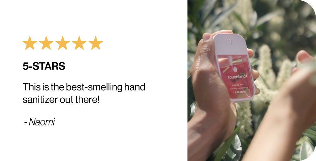 5-STARS This is the best-smelling hand sanitizer out there! - Naomi
