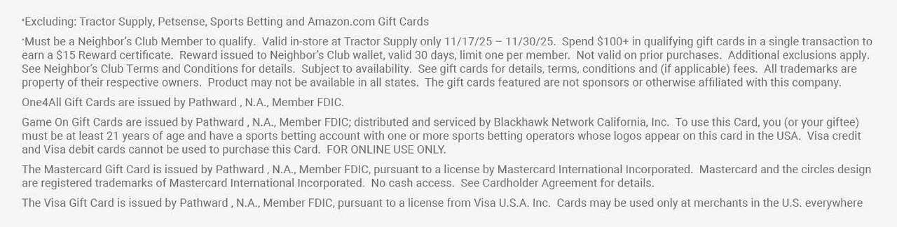 25Week47 WeeklyBanner GiftCardMallPromotionDisclaimer 