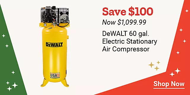  25Week52DeWALTElectricStationaryAirCompressor 
