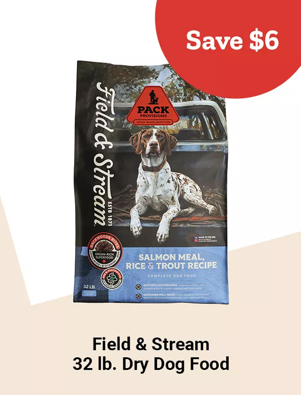  26Week5 FieldStream32lbDryDogFood 