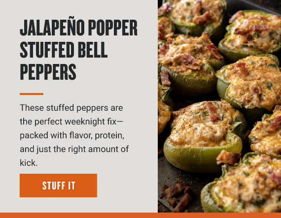 Jalapeño Popper Stuffed Bell Peppers