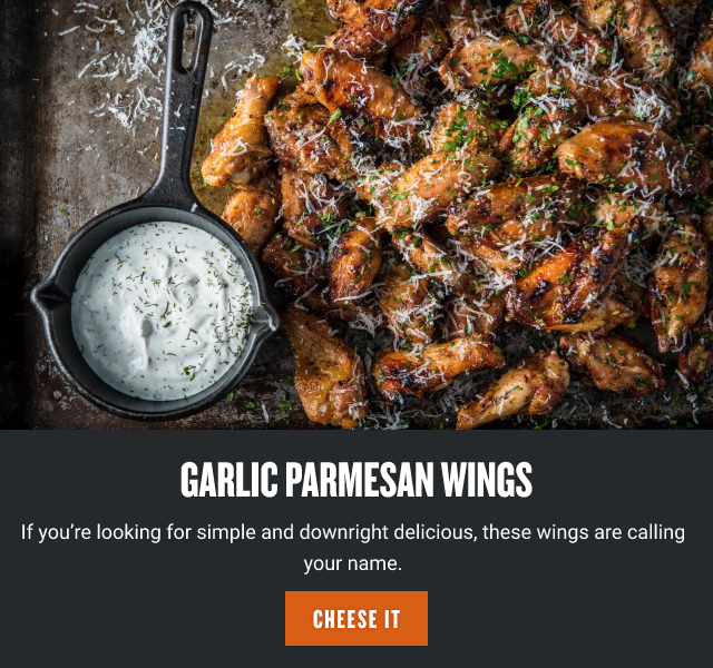 Garlic Parmesan Wings 