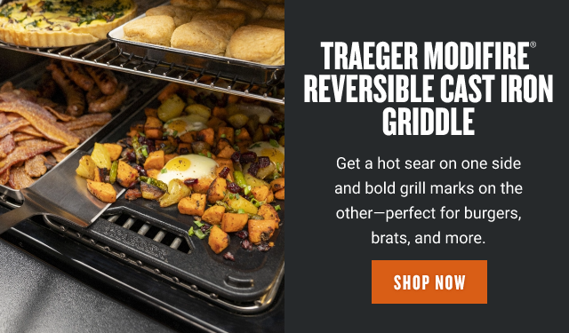 Traeger ModiFIRE® Reversible Cast Iron Griddle