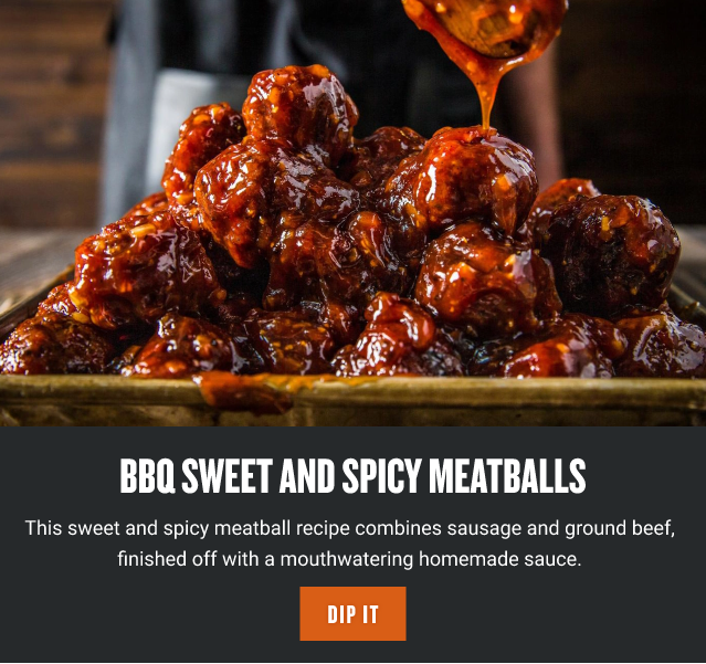 BBQ Sweet and Spicy Meatballs