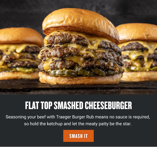 Flat Top Smashed Cheeseburger 